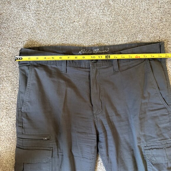 Eddie Bauer 00s Cargo Pants Size 38X32 Brown Y2K - Picture 8 of 9